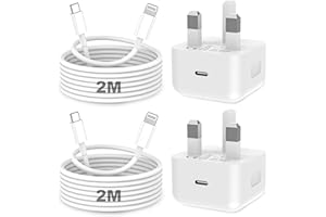 KTDRJN for iPhone Charger Fast Charge, 2Pack PD 20W Fast Apple Charger Cable 2M, iPhone Fast charger Plug with USB C To Lightning Cable for iPhone 14 13 12 11 Pro Max XS XR X 8 7 6 Plus, iPad and iPod