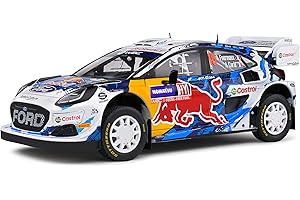 SOLIDO 1:18 Ford Puma Rally 1 White #16 FOURMAUX/CORIA Rally Sweden 2024