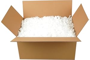BESTLIVINGS Jetons d'emballage blancs – 70 litres/matériau de remplissage et rembourrages d'emballage parfaits pour l'expédition de colis