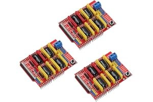 Heevhas 3PCS Escudo CNC Grabador V3 Tarjeta de expansión Junta de Desarrollo Placa de accionamiento para Arduino para A4988 para impresora 3D
