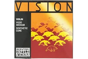THOMASTIK-INFELD Thomastik Saiten für Violine Vision Synthetic Core, Satz 4/4 Mittel