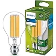 PHILIPS LED Ultra Efficient Light Bulb A Label Energy Rating [White 3000K - E27 Edison Screw] 100W A70 Clear. for Indoor Home Lighting.