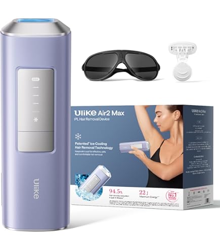 Ulike X Man IPL Hair Removal Device, Laser Hair Removal with Ice