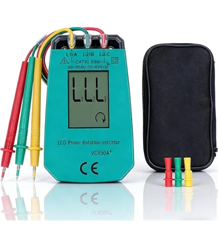 Probador De Secuencia De Fase UNI-T UT261A UT261B, Medidor De Falta De Fase Indicador De Rotacion Del Motor Ca 40 700v 90 600v