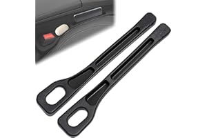 Hao Zhu 2Pcs Vehicle Mounted Gap Leak Proof Filling Strip, Car Seat Gap Filler Organiser,Car Gap Filler Organizer,Car Seat Gap Plug with Phone Holder,Auto Side Seat Gap Filler Organizer for Car