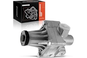 A-Premium Power Steering Pump Compatible with Porsche 924 1987-1988, 944 1983-1991, 968 1992-1995, 2.5L 2.7L 3.0L, Replace # 6532N, 94434743200