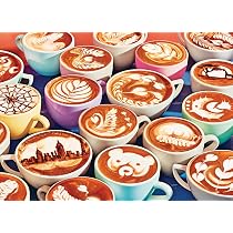 Cobble Hill 1000 Teile Puzzle 'BaristArt' – Mit Probeposter, 67,6x48,9 Cm | Umweltfreundlich, Random-cut