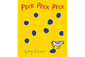 Peck Peck Peck: The perfect Christmas stocking filler from the creator of Maisy – an interactive funny rhyming board book for babies and toddlers about a woodpecker, with holes on every page