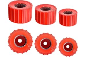 Kopinma Lot de 6 Brosse de Nettoyage de Tuyaux en Cuivre, Cure-Pipes en Cuivre, Plombier de Taille Pratique, Nettoyeurs de Tuyaux pour Cuivre, Cure-Pipe en Cuivre (3 Tailles)