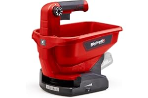 Einhell Power X-Change 18V Cordless Spreader - Adjustable Scatter Width, Variable Flow Rate, for Fertilizer, Grass Seed, Salt and Grit - GE-US 18 Li Solo (Battery Not Included)