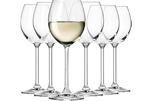 ‎KROSNO KROSNO Kieliszki do Białego Wina | Zestaw 6 Kieliszków | 250 Ml | Kolekcja Venezia | Idealne do Domu, Restauracji i na Przyjęcia | Można Myć w Zmywarce