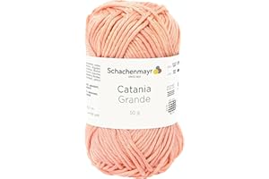 ‎SCHACHENMAYR SINCE 1822 Schachenmayr Catania Grande, 50G Aprikose Handstrickgarne