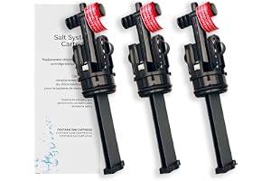 Freshwater Salt System Cartridge, Hot Springs Salt Cartridge | Hot Springs Salt Cartridge för Hot Tubs & Freshwater Systems, för Spa, Hot Springs(3PCS)