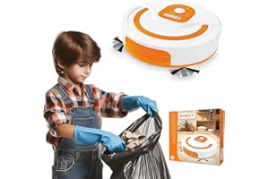 koolbitz Automatic Cleaning Robot for Kids Simulation Vacuum Cleaner Play Set with Obstacle Detection Pretend Play Cleaning Toy for Kids Educational Home Cleaning Toy Game for Toddlers