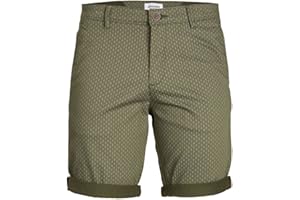 JACK & JONES Jpstbowie Jjshort Sa Printed Sn - Szorty chinosy Mężczyźni
