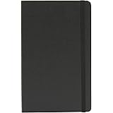 AmazonBasics Classic Notebook, Ruled - (130mm x 210mm) - 240 pages (Black)