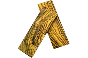 Aibote 1 paio Bocote Coltello Manico Bilancia Manici in legno Materiale Lastre Coltelli Strumenti fai da te personalizzati per lame vuote Creazione di gioielli (120x40x8mm)