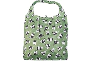 ECO CHIC Lightweight Foldable Reusable Shopping Bag Water Resistant Tote Bag