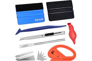 Zanch Vinyl Wrap Tools Vinyl Squeegee Car Wrapping Kit Window Tint Kit Window Tint Film Application Kit Mini Corner Squeegee for Installing Auto Wraps and Car Stickers