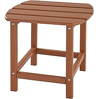 TecTake 800815 Garten Adirondack Beistelltisch, Holzoptik, Outdoor Tisch für Garten, Terrasse und Balkon, wetterfest, 48…