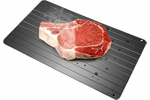 GENERIC DS Living Defrosting Tray, Defrost Plate Thaws, Faster Defrosting Frozen Food, with Hole for Easily Hanging, No Electricity Required, No Chemicals, No Microwave,100% Natural-Non Stick