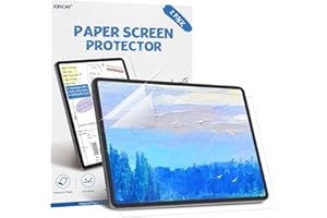 [2 sztuki] Paperfeel Ochraniacz ekranu do iPad Pro 12,9 cala (2022,2021,2020,2018), XIRON PET Matowa Papier Folia Ochronna na Ekran do Rysowania, Pisania i Sporządzania, Przeciwodblaskowy