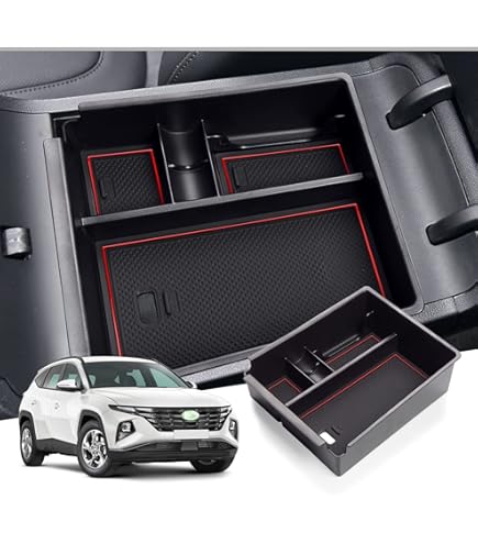 Hyunda-I Tucson Nx4 2021 2022 2023 (Automatique) Boîte De Rangement Pour Console Centrale