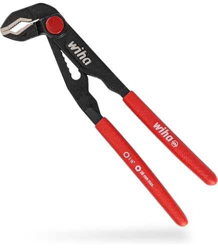 RYOBI Wasserpumpenzange 250 Mm – V-förmige Backen Für Sicheres Greifen – Für Heimwerker Und Reparaturen