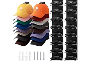Jcocylse Kappenhalter & Cap Organizer – Praktische Cap Halterung Wand für ordentliche Aufbewahrung Geeignet zur Verschiedener Mützen Aufbewahrung