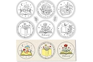 Timbri Trasparenti per Libri CRASPIRE per La Creazione di Biglietti, Forniture per Scrapbooking, Libreria Timbri Trasparenti Timbri In Silicone Trasparenti A Forma di Fungo