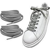 Exclusive 120 cm Yassı Spor Ayakkabı Bağcığı, &Ccedil;ift Katmanlı &Ouml;rg&uuml;l&uuml; Sneakers Bağcık, 1 &Ccedil;ift