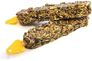 CRITTER'S CHOICE Critters Choice Seed Sticks Strawberry & Raspberry for Small Animals Natural Gnawing Nibbling Healthy Non Toxic Treat Chew for Guinea Pig Rabbits Hamsters