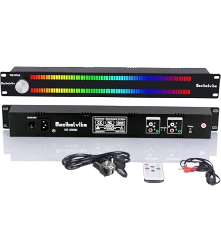 Égaliseur Graphique TNZ SGE6 - Préampli Audio Bluetooth 5.0 USB RCA Jack Avec Microphone Intégré Et Écran Spectre (Argent)