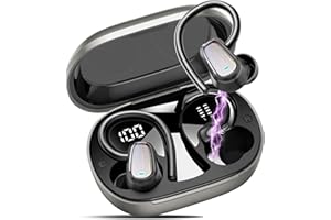 OYIB AI Ecouteur Traducteur Instantané, 50H Bluetooth 5.4 Oreillette Instantané avec 164 Langues/6 Modes de Traduction, 3 in 1 AI Écouteur Vocal Instantané Gris Acier