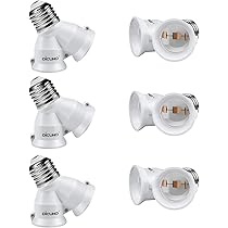 Adattatore E27 3 In 1 - Divisore Per Lampadine Regolabile 360° - Fino A 180W - Foto 3