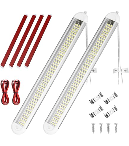 Riloer Luces De Techo LED, 2 Lámparas De Techo Interiores De Domo