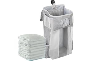 SAMULIY Organizer Per Pannolini Da Appendere | Organizer Per Fasciatoio, Organizer Per Pannolini, Per Appendere I Pannolini, Multifunzionale, Per Pannolini Per Bambini, Per Fasciatoio