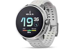 SUUNTO Race Montre de Sport Homme Femme, Tracker d'Activités GPS Running, Bi-Band GNSS, Carte Hors Ligne, Écran Tactile AMOLED, Smartwatch Cardiofréquencemètre Podomètre Altimètre, Autonomie 26 Jours