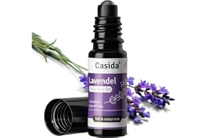 Casida® Lavendel Roll-On - koppla av för en harmonisk atmosfär - doftolja, eterisk olja för aromaterapi att alltid ha med dig - i apotekskvalitet - 10 ml