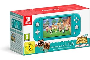 Nintendo Console Switch Lite + Animal Crossing: New Horizons (turchese)