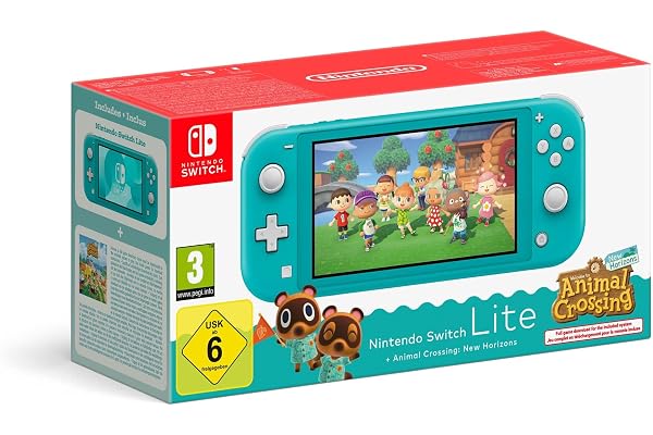 Nintendo Switch Lite Turquoise + Animal Crossing New Horizons