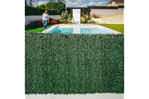 Mugar- seto artificial de jardín- cerramiento con 90% de ocultación. Valla para jardín decorativa. Tres medidas disponibles. (2x3m)