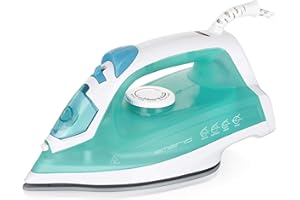 ‎EMERIO Emerio Bügeleisen Dampfbügeleisen, 2000 Watt, besonders gleitfähige Keramik-Bügelsohle, Selbstreinigung, Sprühwasserfunktion, Tropfstopp, Vertical Dampf, großzügiger 200ml Wassertank, SI-110298.4