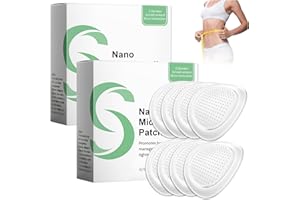 TOGETDREAM 2 PCS Nano Microneedle Patch, Natural SMGT-GLP-1 Nano Microneedle Patch Micro Needle Patches Weight Loss, Long-lasting Slimming Patch Nano Microneedle Patch for Weight Loss Women Men