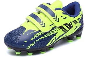VRPKee Fussballschuhe Jungen Mädchen Fußballschuhe Kinder Fussball Trainingsschuhe Turnschuhe Indoor Outdoor für Unisex 28-37