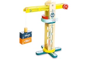 Vilac- Grue de Docker Vilacity, 2357, Jaune, City Crane, 30 cm