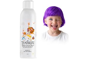 Lila tillfällig hårfärgningsspray, omedelbart färgat hårfärgningsalternativ för tonåringar kvinnor, engångstvättbar, snabb styling för fest cosplay jul halloween, 150 ml