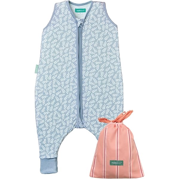 Ehrenkind® Baby Sommerschlafsack mit Füßen 1.0 TOG aus weicher OEKO-TEX zertifizierter Bio-Baumwolle | Sommer Schlafsack | Baby Schlafsack Gr. 70 Natur-Graue Tropfen