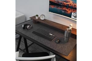 DYOUen 60X30cm felt desk pad, large mouse pad, felt pad, table protection and organizer, for the office and at home