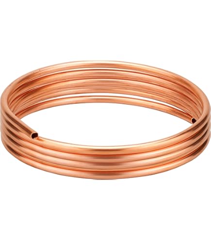 DTGN 3mm X 0.5mm X 300mm(ODxMur TxL) Laiton Tube - 1Paquet - Bien Pour Machines Équipement DIY Décoratif Cadre - Ronde Métal Tuyau